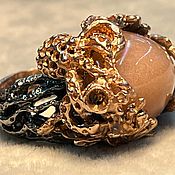 Украшения handmade. Livemaster - original item Coral Reef ring with heliolite. Handmade.
