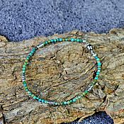 Украшения handmade. Livemaster - original item Natural turquoise bracelet with magnetic lock. Handmade.