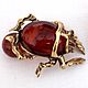 Order The mascot is a scarab beetle with amber. podaro4ek22. Livemaster. . Souvenirs with wishes Фото №3