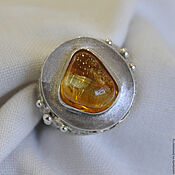 Ring with Topaz Luster