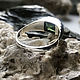 Silver handmade ring with green Tourmaline 1,52 ct. Rings. Bauroom - vedic jewelry & gemstones (bauroom). My Livemaster. Фото №5
