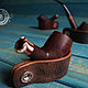 stand: Leather stand for Smoking pipe. Stand. VOLGA-VOLGA. Online shopping on My Livemaster.  Фото №2