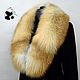 Order Chic detachable fur collar gorget fur red Fox. Art.1/184. Mishan (mishan). Livemaster. . Collars Фото №3