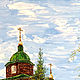 Oil painting of My town. Museum of Decembrists Church. Pictures. Zabaikalie. My Livemaster. Фото №6