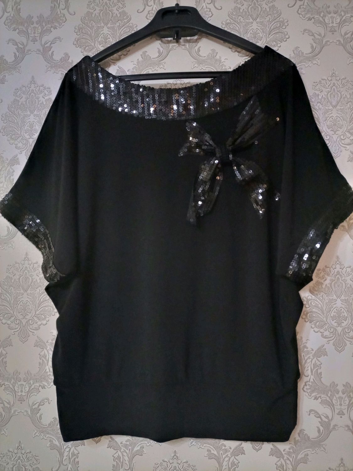 Винтаж: Эффектная, женская блузка с пайетками купить в интернет ...