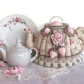 Посуда handmade. Livemaster - original item The warmer kettle on. Gift, pink, milk, for interior. Handmade.