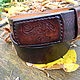 Belt 'Scorpio'. Straps. Marik Leather Craft. Online shopping on My Livemaster.  Фото №2