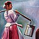 Картина "Встреча у Дона. Григорий и Аксинья". Картины. Александр Щебуняев (hudojnik-1). Ярмарка Мастеров.  Фото №4