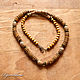 Beads with South American walnut 'Atacama', Necklace, Irkutsk,  Фото №1