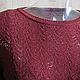 Заказать Вязаный джемпер "Cherry lace". CLAUDIE. Ярмарка Мастеров. . Джемперы Фото №3