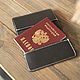 Order Passport cover made of genuine leather (Black). DragonBags - Men's accessories. Livemaster. . Passport cover Фото №3