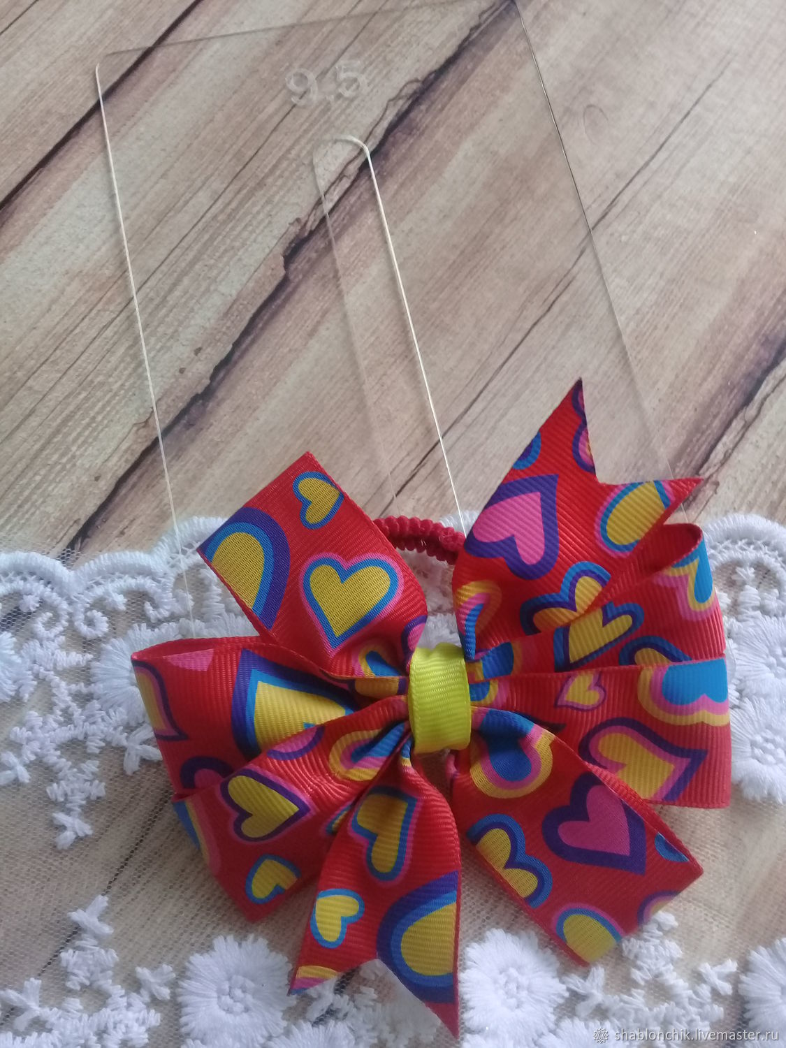 Набор шаблонов для изготовления простых бантиков 6-12 см купить в ...