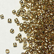 Материалы для творчества handmade. Livemaster - original item Beads Miyuki Delica DB 1833 Japanese beads Miyuki Delica 5 grams gold. Handmade.