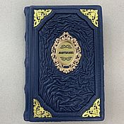 Сувениры и подарки handmade. Livemaster - original item Prayer book in Church Slavonic (leather book. Handmade.
