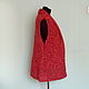 Order Knitted red vest. vyazanaya6tu4ka. Livemaster. . Vests Фото №3