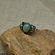 Fancy ring with green jade. Ring. Kooht. My Livemaster. Фото №6