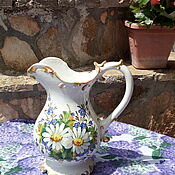 Винтаж handmade. Livemaster - original item Kitchen utensils vintage: Italy. The jug is hand-painted. Handmade.