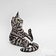 A figurine of a cat. Figurines. Revkova Tatiana (figurki-sculpt). Online shopping on My Livemaster.  Фото №2
