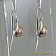Earrings 'Pearl - French style' 925 silver, pearl. VIDEO. Earrings. MaksimJewelryStudio. My Livemaster. Фото №4