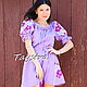 Purple Dress Embroidered, Magenta Dress, Gypsy Dress. Dresses. 'Viva'. Online shopping on My Livemaster.  Фото №2