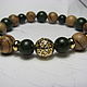 Order Copy of Copy of Bracelet with jade and copper beads "Game". Beautiful gifts for the good people (Alura-lights). Livemaster. . Bead bracelet Фото №3