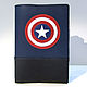 Обложка на паспорт "Капитан Америка", Обложка на паспорт, Москва,  Фото №1
