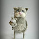 El gato Vaska,con el ratoncito. Stuffed Toys. lilu. Интернет-магазин Ярмарка Мастеров.  Фото №2