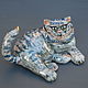 Order Cheshire Cat. Porcelain figurine. Mila. Livemaster. . Figurines Фото №3