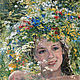 Oil painting 'Ladushka' Portrait of a girl to order. Pictures. Pictures for the soul (RozaSavinova). My Livemaster. Фото №4