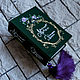 Клатч-книга "Унесенные ветром" темно-зеленый. Клатчи. SOVA handcrafts. Интернет-магазин Ярмарка Мастеров.  Фото №2