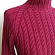 Order Hand-knitted Burgundy turtleneck made from 100% cashmere. Knitted with love. Livemaster. . Turtleneck Sweaters Фото №3