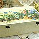 A large casket on the grandmother's window decoupage, Box, Moscow,  Фото №1