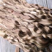 Материалы для творчества handmade. Livemaster - original item Natural hair for dolls (Dark blonde). Handmade.