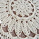 Napkin laced dairy from natural cotton. Swipe. Natalie crochet flowers. My Livemaster. Фото №5