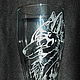 Beer glasses 'the Soul of the beast'. Wine Glasses. ArtGraving. Online shopping on My Livemaster.  Фото №2