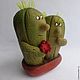 Love with thorns. Cacti. Ceramics. Figurines. smile in clay. My Livemaster. Фото №6