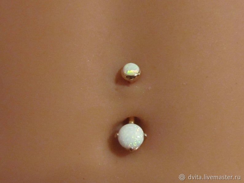 Украшение в пупок цветок FLOWER Navel