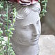 Кашпо-бюст Венера из бетона античный стиль горшок ваза. Вазоны садовые. A Z O V   G A R D E N. Ярмарка Мастеров.  Фото №4