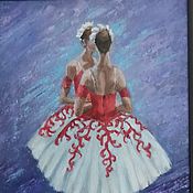 Картины и панно handmade. Livemaster - original item Before the mirror. Oil painting.Ballet dancer. Handmade.