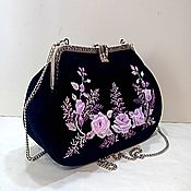 Clutch bag, cosmetic bag Provence