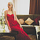 Вязаное платье "Red diamond". Платья. Anna Radaeva. Ярмарка Мастеров.  Фото №5