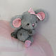 Mouse Teddy Laly. Teddy Toys. Koritsa. My Livemaster. Фото №4