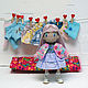 Order Textile doll girl with handbag and clothes. Little Twins by Yana Vertoprakhova. Livemaster. . Dolls Фото №3