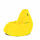 Children's furniture: chair bag pear frameless Yellow Velvet XL, Furniture for a nursery, Moscow,  Фото №1