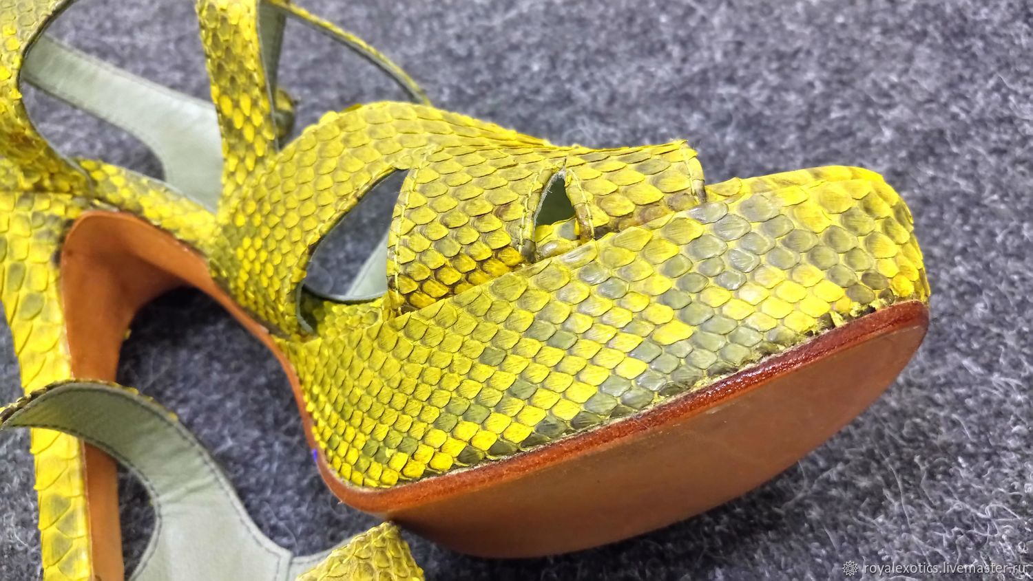 Sandalias de plataforma piel pitón de mujer-Spanish Shein (sheinside –  купить на Ярмарке Мастеров – BOUTDCOM | Slingbacks, Tosno