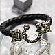 Bracelet 'Wolf Fierce' Nickel silver. Braided bracelet. Belogor.store (belogorstore). Online shopping on My Livemaster.  Фото №2