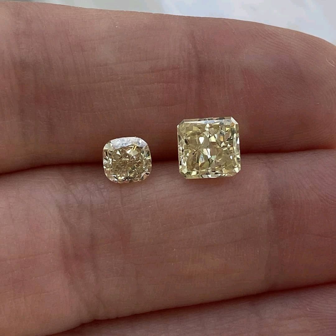 Желтый бриллиант 1,52ct(сертифицирован) купить в интернет-магазине Ярмарка  Мастеров по цене 680000 ₽ – LND2ERU | Бусины, Москва - доставка по России