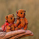 Teddys made by Svetlana Shelkovnikova 
Mini Teddy bears 
Teddy bear handmade.