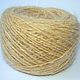 On a photo of a skein of spun yarn from the wool collie \r\Praga 