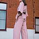 Женский брючный костюм. Жакет кимоно и широкие брюки. Костюмы. 'Les`Lace' ШЁЛК БЕЛЬЁ КРУЖЕВО. Ярмарка Мастеров.  Фото №5